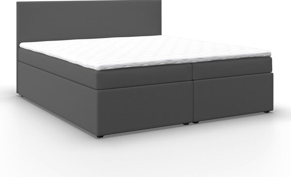Bessagi Home Postelja Z Vzmetnico Lucy, Siva, 180x200