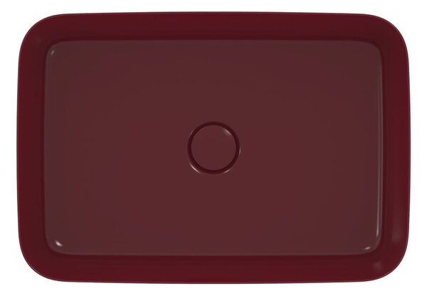 Bordo rdeč keramičen umivalnik 55x38 cm Ipalyss – Ideal Standard