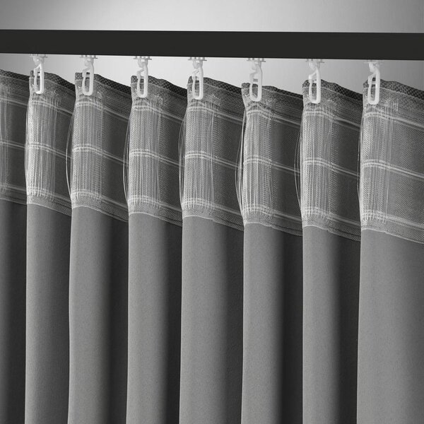 Premium Living Zatemnitvena Zavesa Roman, Antracit, Ca. 135/255 Cm