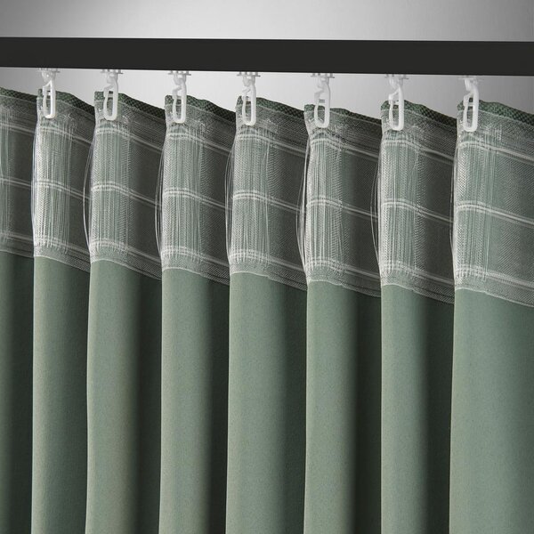 Premium Living Zatemnitvena Zavesa Roman, Zelena, Ca. 135/255 Cm