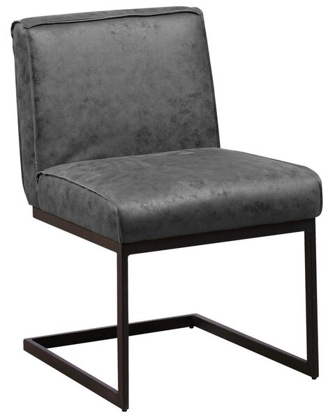 NIHAJNI STOL – SET, kovina, tekstil antracit