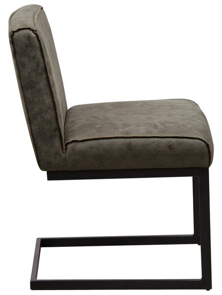 NIHAJNI STOL – SET, kovina, tekstil temno zelena