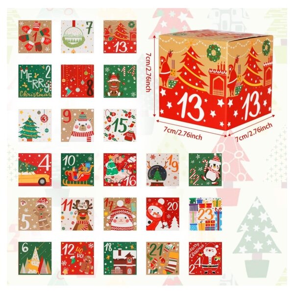 Adventni koledar BOXMAS DIY, 24 škatlic