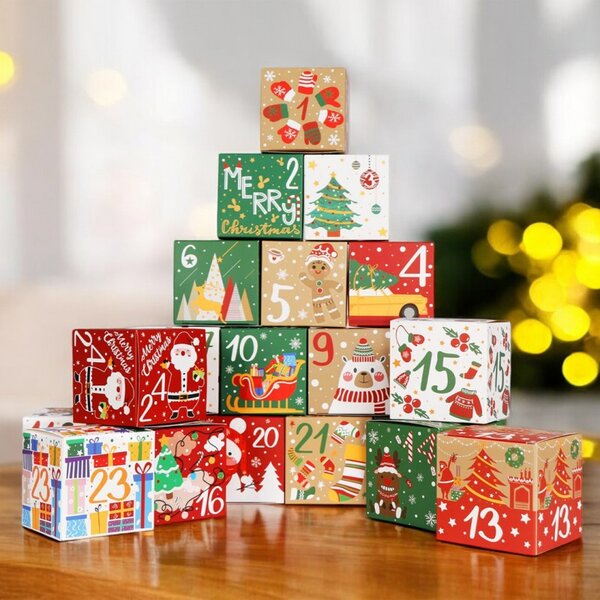 Adventni koledar BOXMAS DIY, 24 škatlic