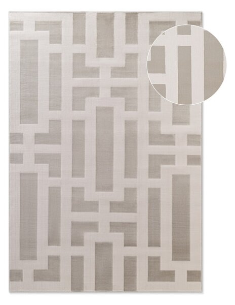 Siva/kremno bela preproga 120x170 cm Perles Onyx – Elle Decoration