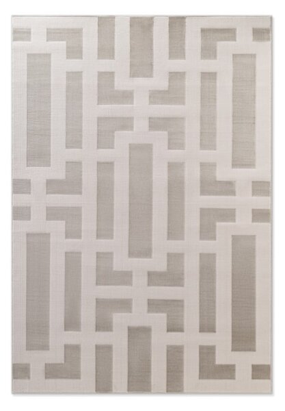 Siva/kremno bela preproga 120x170 cm Perles Onyx – Elle Decoration