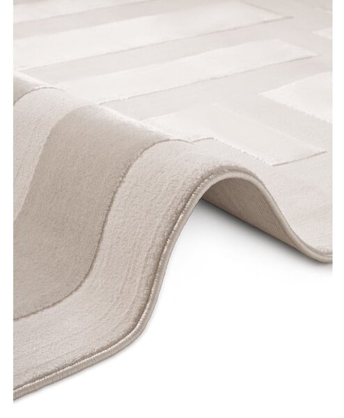 Siva/kremno bela preproga 120x170 cm Perles Onyx – Elle Decoration