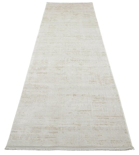 TEKAČ Anthelia 80/300 cm tkano krem barve