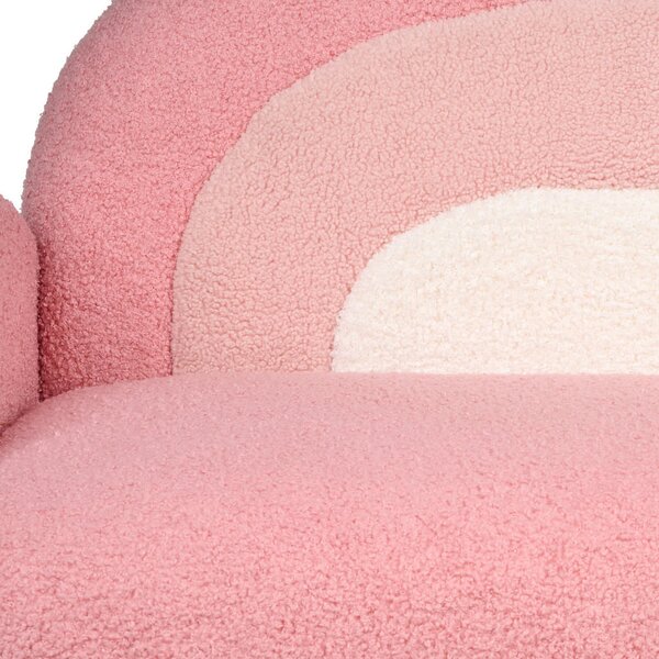 OTROŠKA KLOP Samy 79/56/48 cm roza, bela, pink