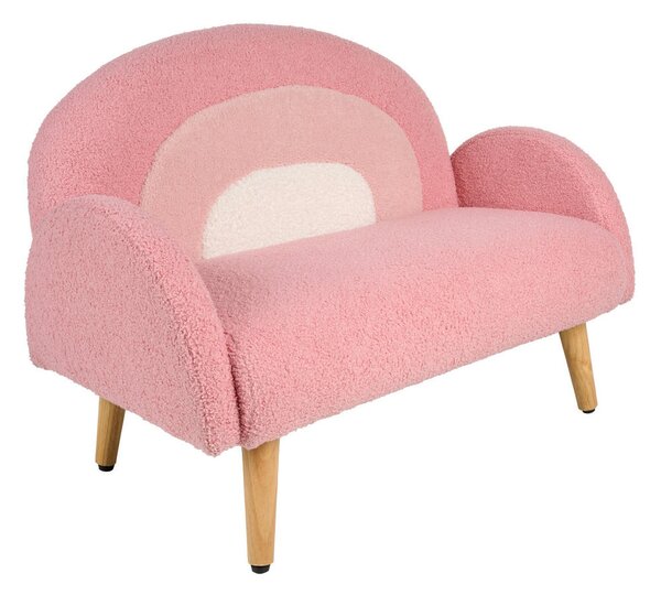 OTROŠKA KLOP Samy 79/56/48 cm roza, bela, pink