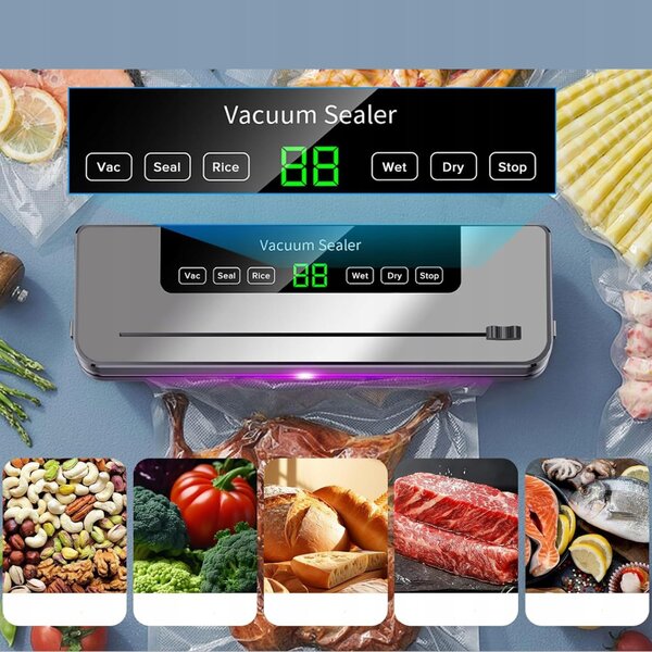 140W aparat za vakuumiranje in varjenje z rezalnikom LCD touch