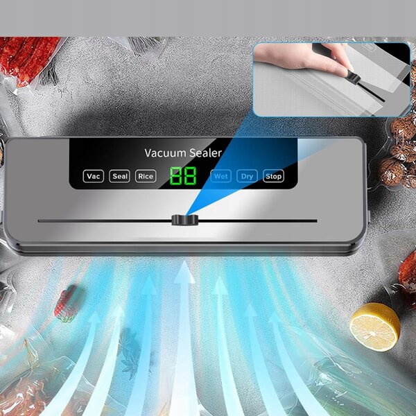 140W aparat za vakuumiranje in varjenje z rezalnikom LCD touch