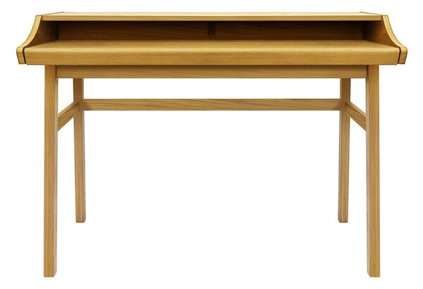 Pisarniška pisalna miza v hrastovem dekorju 44x115 cm Carteret – Woodman