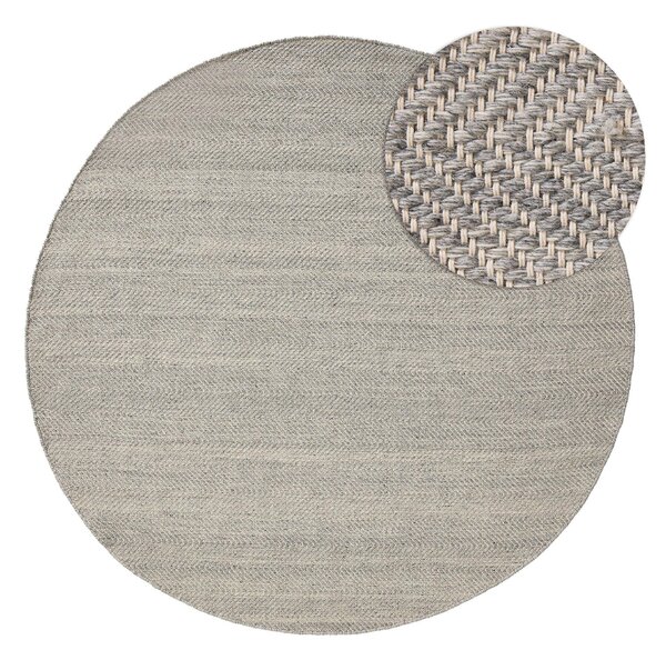 Preproga Lars Light Grey Round