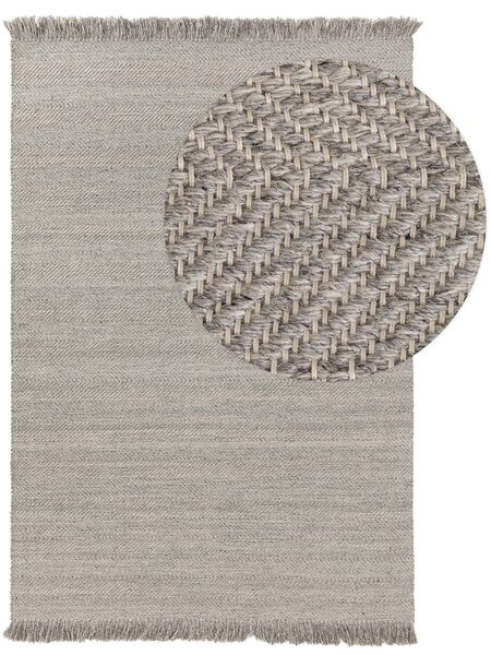 Volnena preproga Lars Light Grey