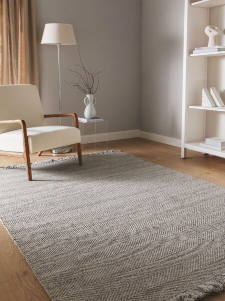 Volnena preproga Lars Light Grey