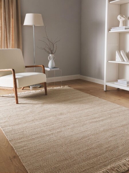 Volnena preproga Lars Beige