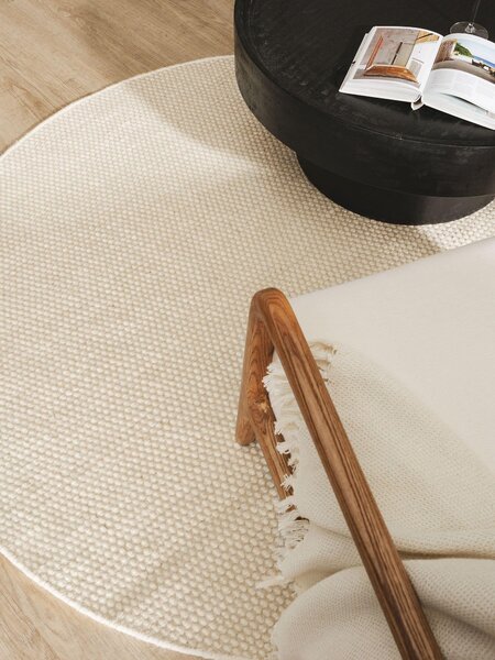 Preproga Rocco White Round