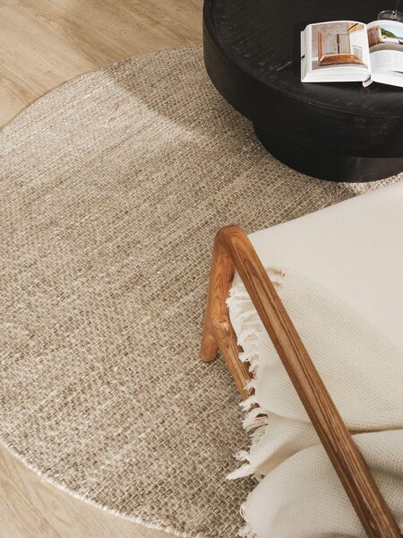 Preproga Rocco Taupe Round