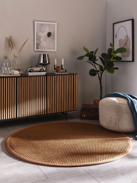 Preproga Greta Light Brown Round