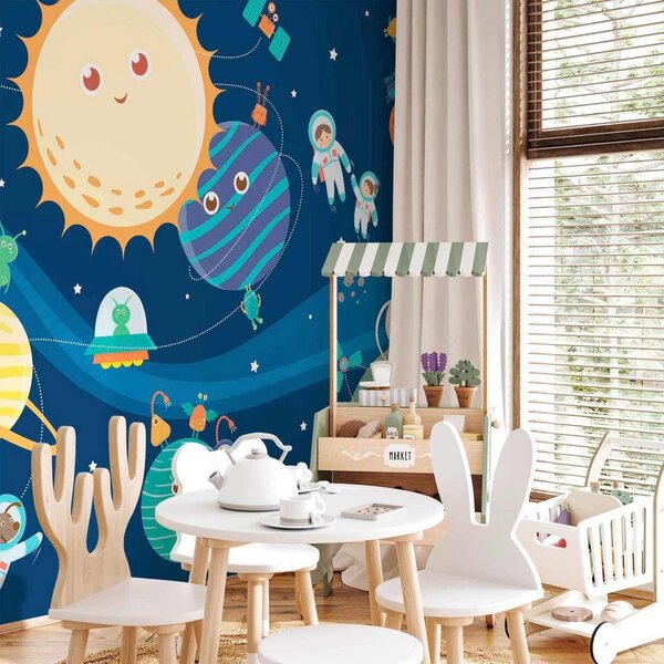 Artgeist Fototapeta Happy Planets, 150x105cm