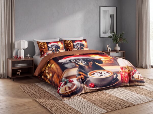 3D mikroflanel posteljnina WARM WOOFS barvna + prevleka za vzglavnik 40x50 cm brezplačno Dimenzije posteljnine: 70 x 90 cm | 140 x 200 cm