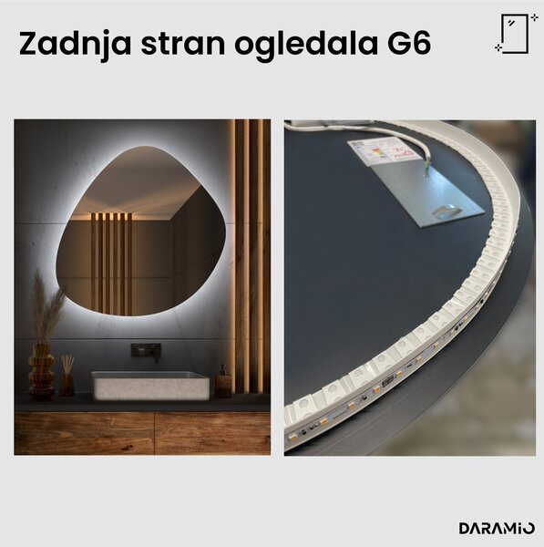 Netipično ogledalo z LED osvetlitvijo G6