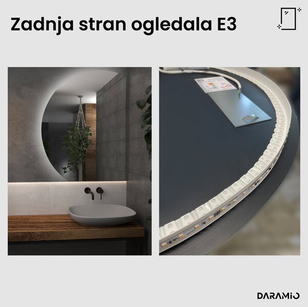Okroglo ogledalo z LED osvetlitvijo E3
