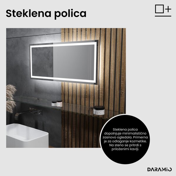 Kopalniško ogledalo z LED osvetlitvijo F2