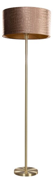 Stoječa svetilka medenina z žametnim odtenkom krokodil 50 cm - Simplo