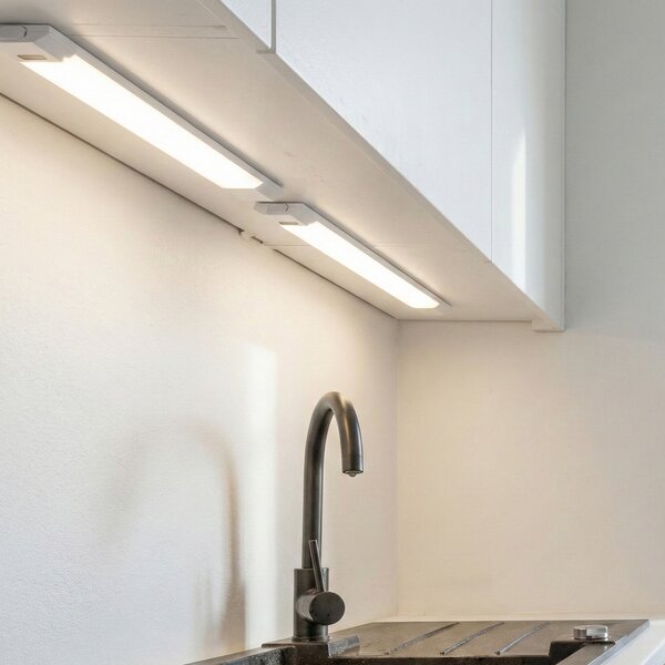 OSRAM LED-podsvetilka Linear Edge Sensor 50 cm bela CCT, zatemnjen, Bela, Kuhinja, Aluminij
