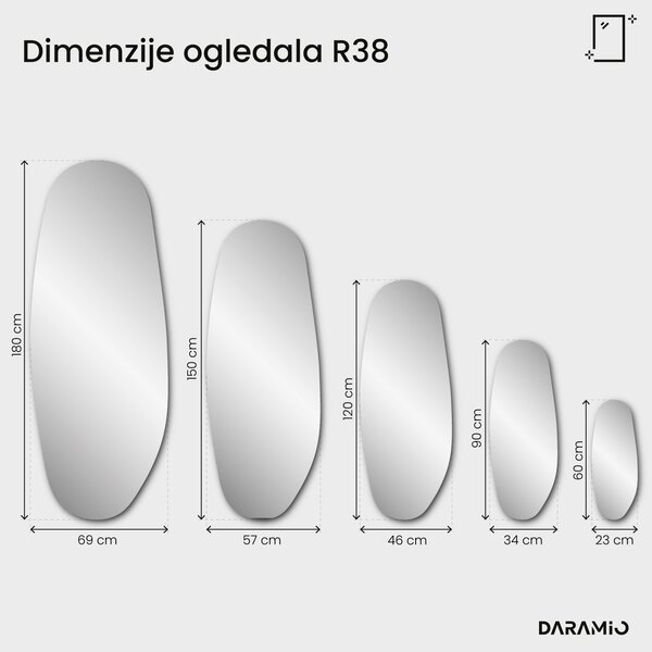 Antično ogledalo Pure R38