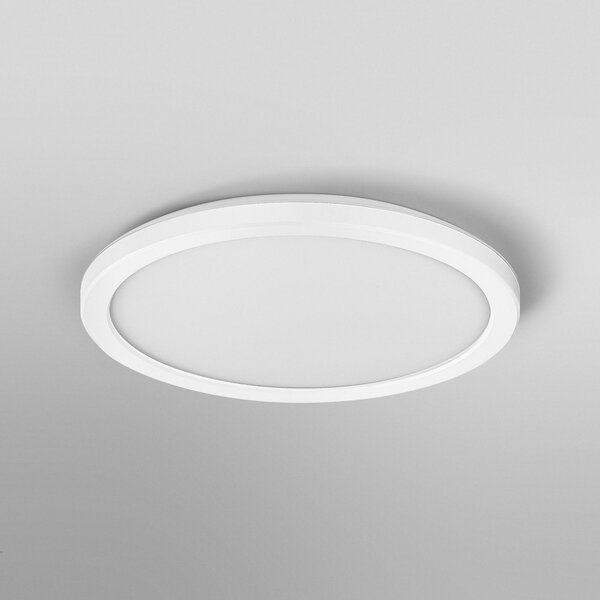 OSRAM LED stropna svetilka ORBIS ULTRA SLIM, bela, Ø 24 cm, dim, zatemnjen, Bela, Dnevna soba / jedilnica, Plastika, Sodobni