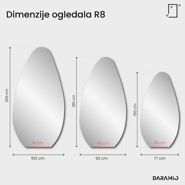 Ogledalo Pure R8