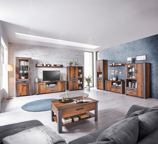 Modern Living Stenska Polica Ontario, Barva Hrasta