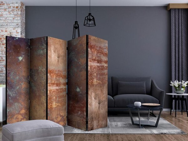 Artgeist Paravan Rusty Plate I, 5-Delni, Dvostranski
