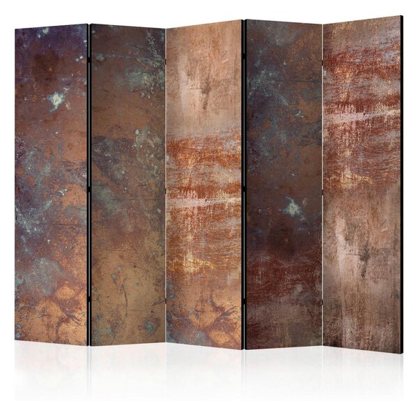 Artgeist Paravan Rusty Plate I, 5-Delni, Dvostranski