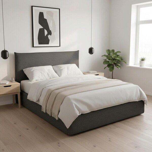 Bessagi Home Oblazinjena Postelja Alba, Siva, 180x200