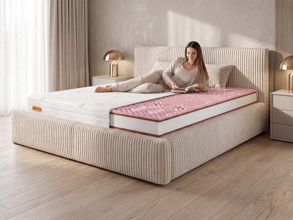Wilsondo Pena vzmetnica s kokosom Pinkcoco Plus 80x200x20 - prevleka Aloe Vera