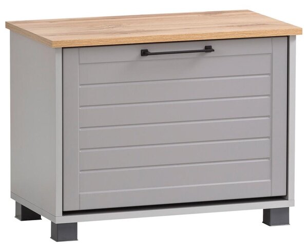 MID.YOU Garderobna Klop Jelda, Platinasta Barva