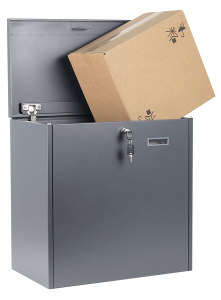 Paketni nabiralnik antracit za sprejem paketov 505x300x500mm AKCIJA
