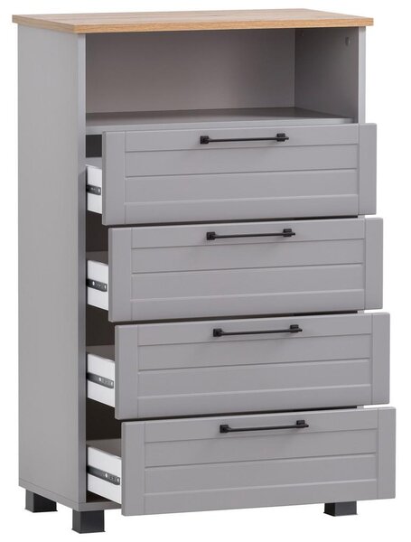 MID.YOU Visoka Komoda Jelda, Platinasta Barva