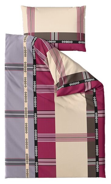 Posteljnina iz polibombaža DANIELA POLY bordo Dimenzije posteljnine: 70 x 90 cm | 140 x 200 cm