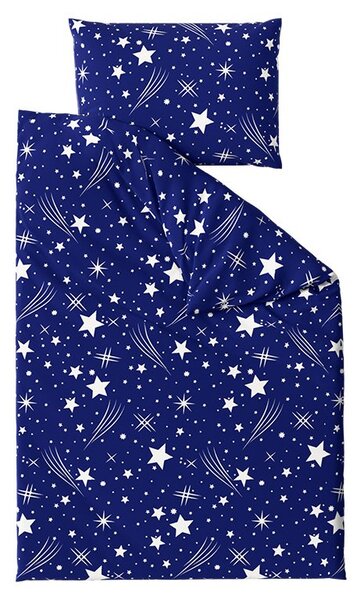 Posteljnina iz polibombaža NIGHT SKY POLY modra Dimenzije posteljnine: 70 x 90 cm | 140 x 200 cm