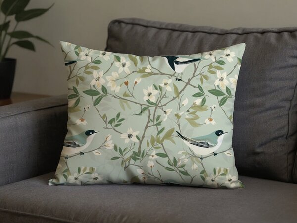 Prevleka za vzglavnik iz polybombaža FLORIBIRD POLY 50x70 cm, zelena