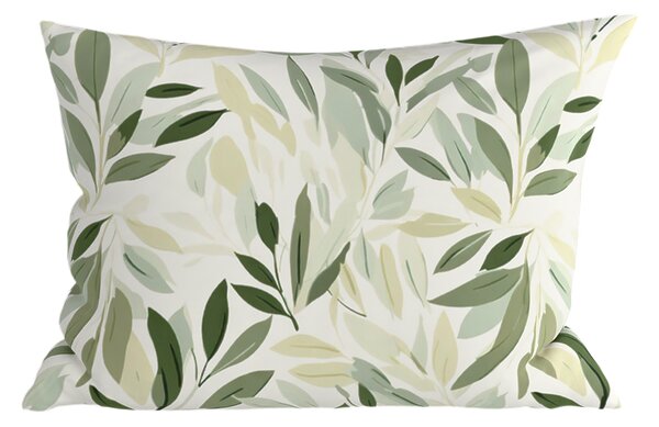 Prevleka za vzglavnik iz polybombaža FLORIBIRD POLY 50x70 cm, zelena