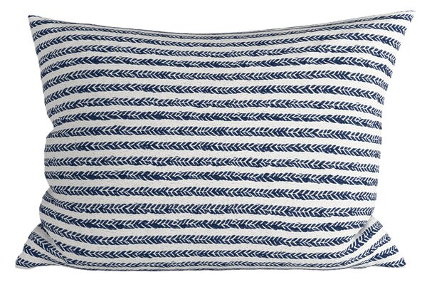 Prevleka za vzglavnik iz polibombaža NAVYSTA POLY 70x90 cm, modro-bela