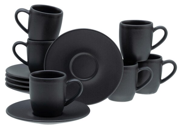 SET SKODELIC Soft Touch Black 12-delni