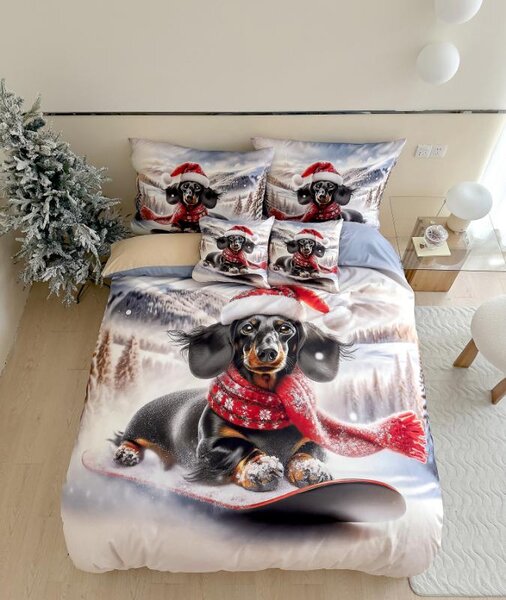3D mikroflanel posteljnina FROSTY RIDER barvna + prevleka za majhno blazino 40x50 cm brezplačno Dimenzije posteljnine: 70 x 90 cm | 140 x 200 cm