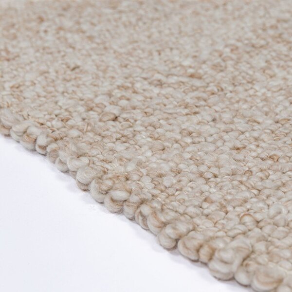 Kremno bela ročno tkana preproga 120x170 cm Finley – Flair Rugs